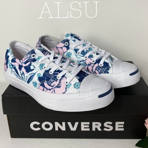 Converse Shoes - Converse Jack Purcell Jack Low Top White Cherry 🍒